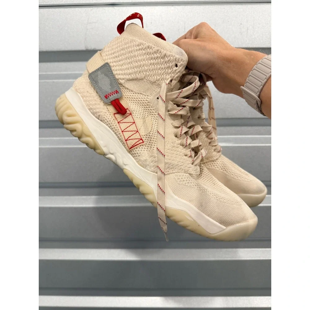 Jordan Apex-React Sneakers Men 12 Beige Bio Beige BQ1311-206 Flyknit High Top